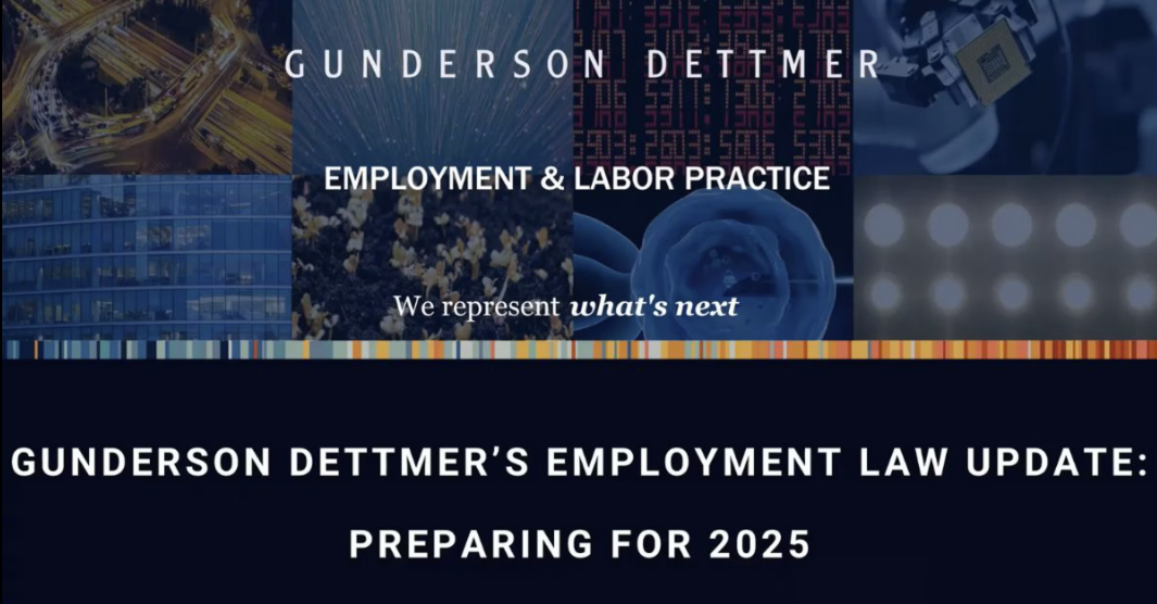 Employment Law Update - Preparing for 2025