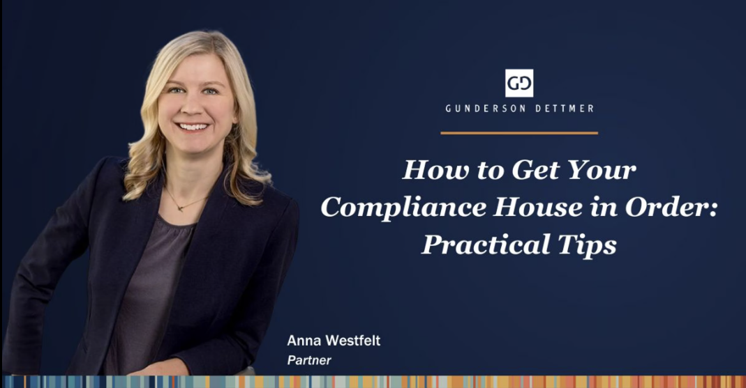 How to Get Your Compliance House in Order - Practical Tips