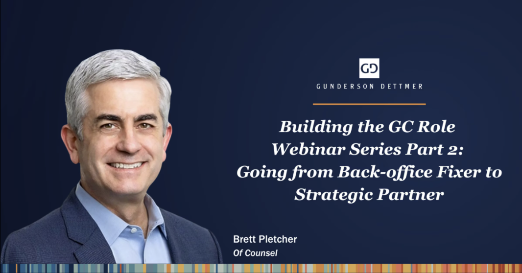 Going From Back-office Fixer to Strategic Partner